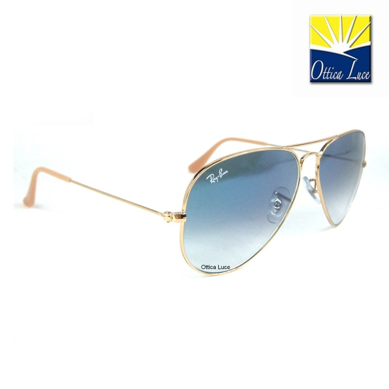 RAY BAN - Aviator Gradient Large Metal 3025 001/3F calibro 58