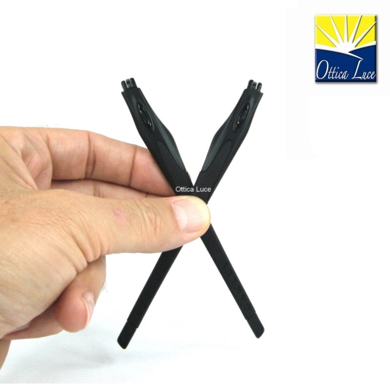 Aste ricambio OAKLEY CROSSLINK  Satin Black/Black  per modelli 8027 - 8030 - 8031 - 8090