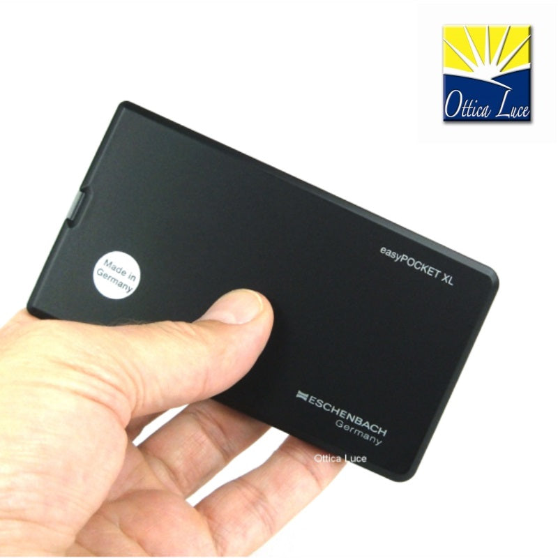 LENTE INGRANDIMENTO TASCABILE - Eschenbach Easy Pocket XL 2,5X Nera