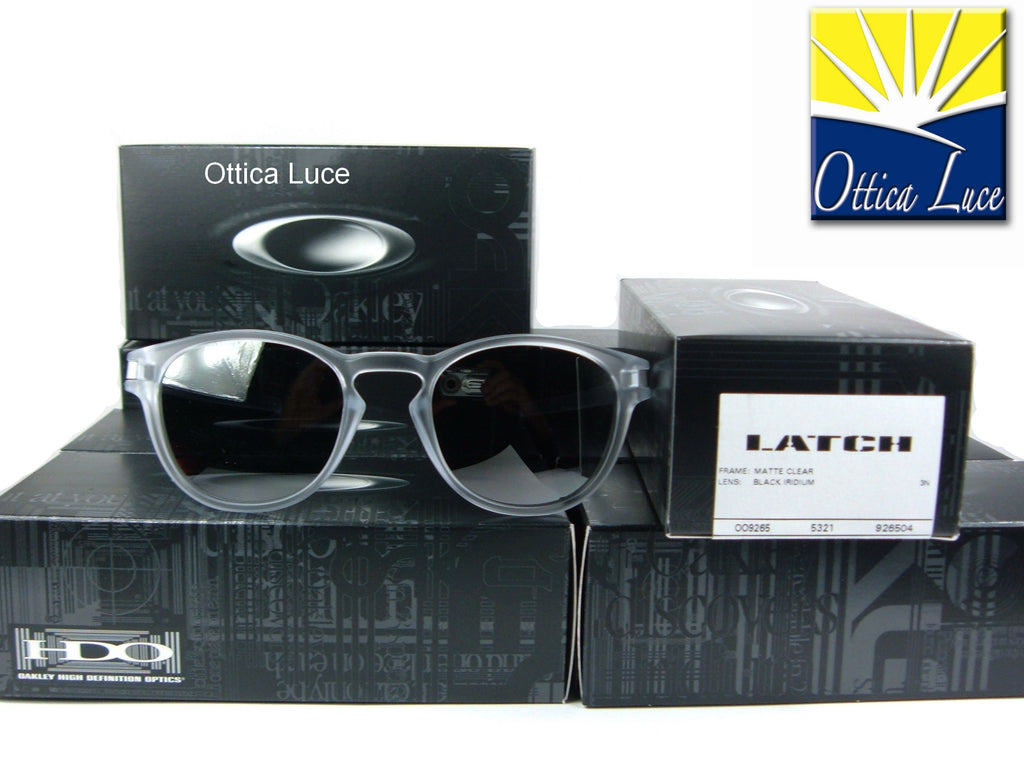 OAKLEY - Latch 9265 04 Cycling Sport Racing Black Iridium 926504
