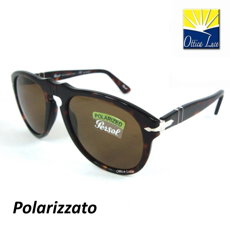 PERSOL - 649 24/57 Havana Brown Polarizzato calibro 54