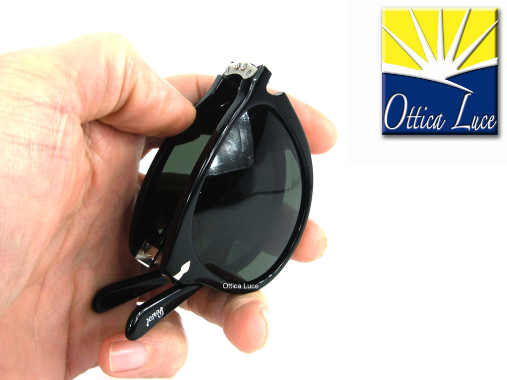 PERSOL - 714 95/31 Nero Lucido calibro grande 54 pieghevole