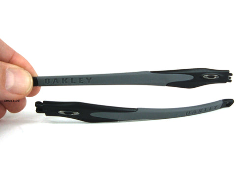 Aste ricambio OAKLEY CROSSLINK satin black/grey  per modelli 8027 - 8030 - 8031 - 8090