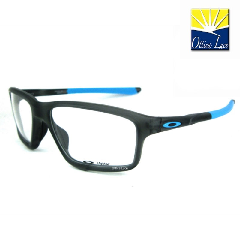Occhiali da Vista OAKLEY - Crosslink Zero 8076 01 56 Satin Grey Smoke / Sky Blue