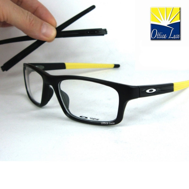 Occhiali da Vista OAKLEY - Crosslink Pitch 8037 19 Satin Black/Yellow calibro 54