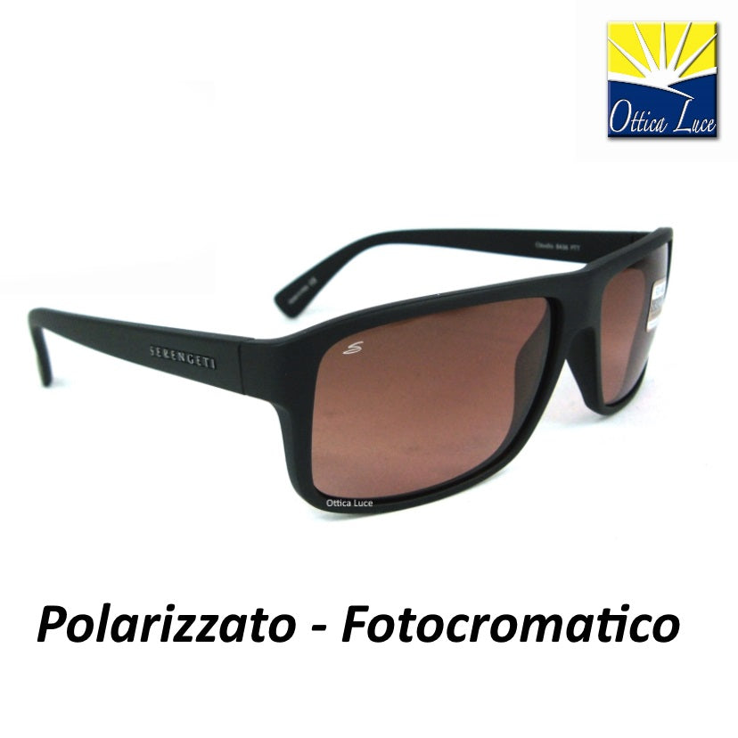 SERENGETI - Claudio 8436 Polarizzato Gradient Drivers Glass Fotocromatico Pesca Sport