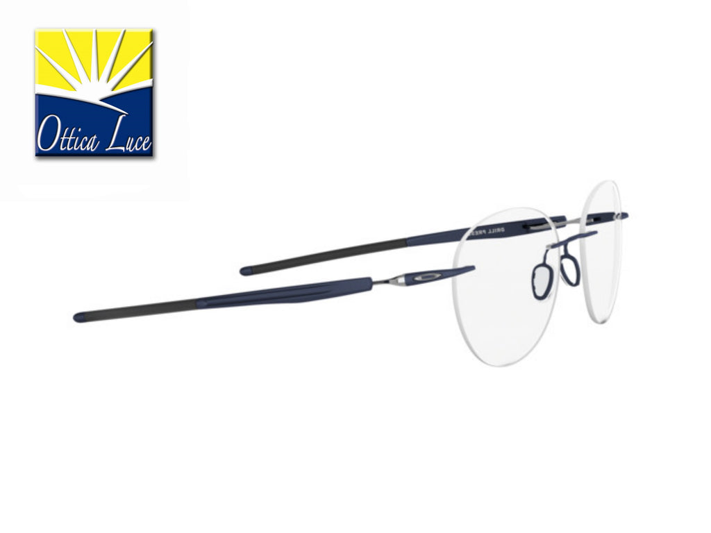 Occhiali da Vista OAKLEY - Drill Press 5143 03 Mitt Midnight/Chrme calibro 51  514303 Titanium