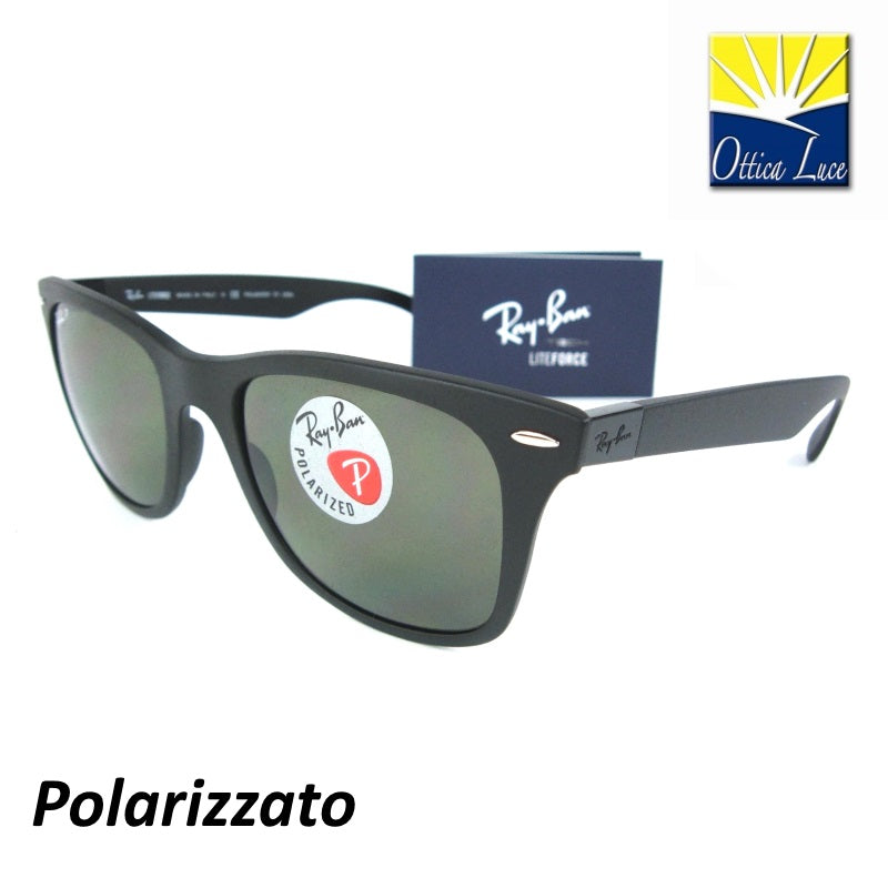 RAY BAN - Tech Wayfarer Liteforce 4195 601S/9A 601s9a Polarizzato