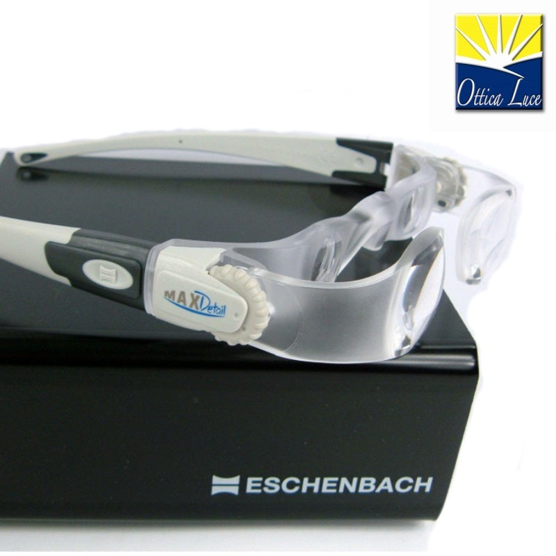Occhiale Ingrandente Modellismo Filatelia Ipovisione MAX DETAIL ESCHENBACH 2X