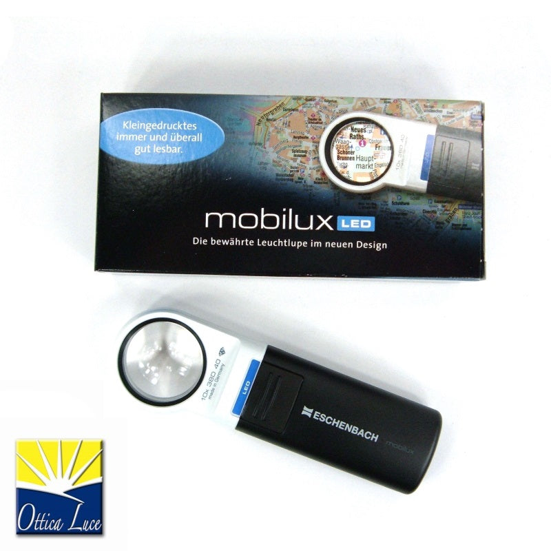 LENTE INGRANDIMENTO - Eschenbach Mobilux LED 10X 38D Diametro 40mm